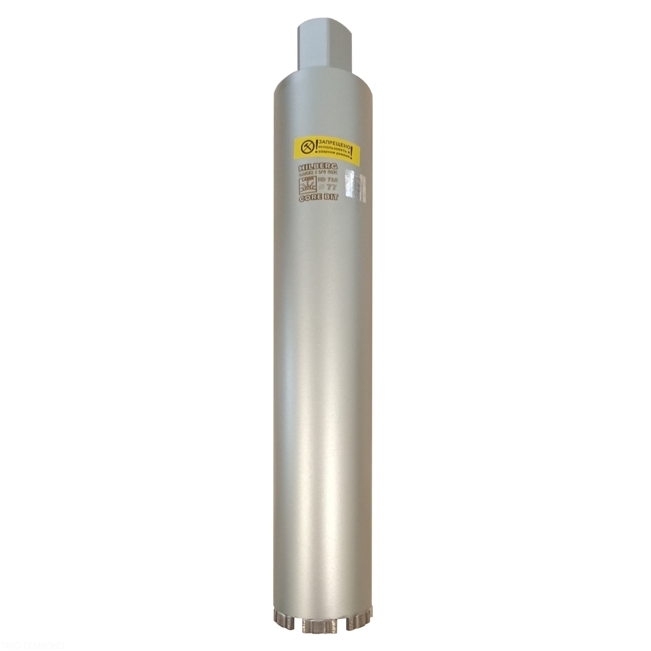 Коронка алмазная 77*450 Hilberg Laser 1 1/4 UNC HD710