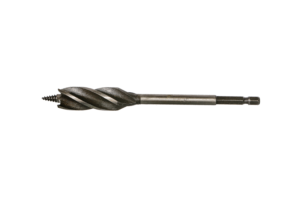 Cверло по дереву X тип, 4 резца, D=18мм, L=165мм, 6гр. Хв., блистер, Sturm!
