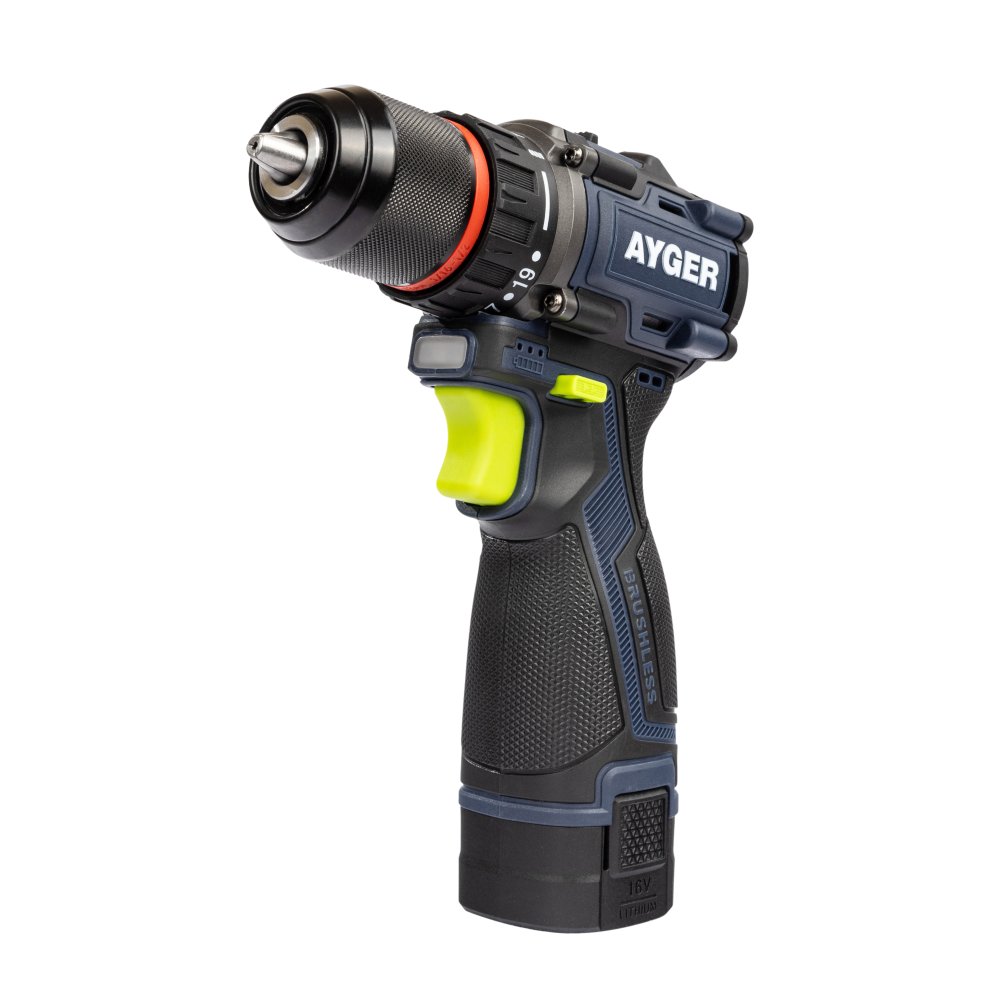 Дрель-шуруповерт AYGER AP16BL2